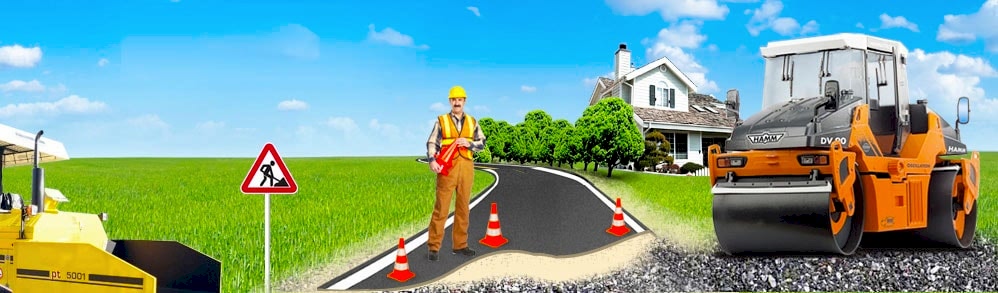 Асфальтирование дорог в Астане и области